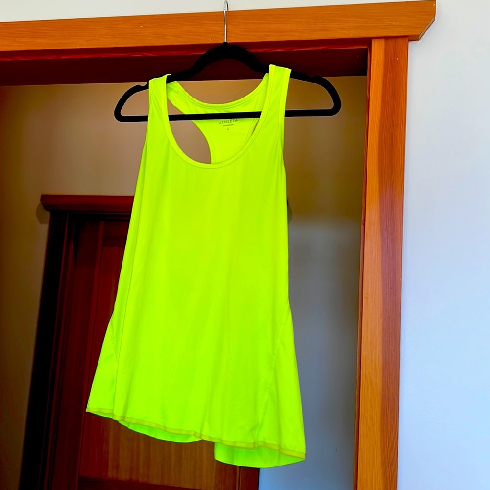 Athleta electric lemon Tank